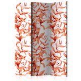  Paravan u 3 dijela - Coral Leaves [Room Dividers] 135x172 Cijene