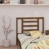  Posteljno vzglavje medeno rjavo 106x4x100 cm trdna borovina, (20736752) | Shoptok.si