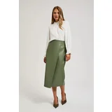 Moodo Waxed midi skirt