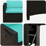  Ležaljka u vrtu 56 x 60 x 112 cm čelik | shoptok.hr