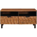  Kava Stol s ladicama Smeđa 80 x 54 x 40 cm Čvrsto drvo manga | shoptok.hr