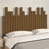  Uzglavlje za krevet boja meda 127,5x3x80 cm masivna borovina | shoptok.hr