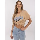 Calimera T-shirt-CLM-TS-0023.94-camel | Shoptok.si