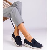 Gemre Black women's platform loafers with embellishment Selerina | Shoptok.si