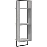  Zidna polica s 3 razine sivog hrasta sonome 30x25x100 cm drvena | Eponuda.ba
