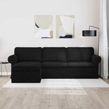 SOFA Crna 245 x 138 x 80 cm tkanina | shoptok.hr