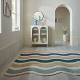 Flair Rugs Modra ročno tkana volnena preproga 160x230 cm Cascade Wool – | Shoptok.si