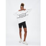 Koton Sports Sweatshirt With Half Zipper, Slogan Print Oversize | Shoptok.si