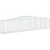  Obokane gabion košare 5 kosov 400x50x80/100 cm cinkano železo | Shoptok.si