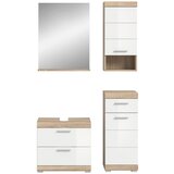 MID.YOU Kopalnica Lambada, Barva Hrasta, Bela, 4-Delna | Shoptok.si
