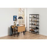 MID.YOU Jedilna miza , furnirano les kavčukovca črna, barve hrasta | Shoptok.si