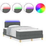 Box spring krevet Tamno siva 120 x 200 cm tkanina | shoptok.hr