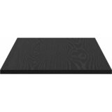 Police za knjige 4 pcs Crna 80 x 40 x 1,5 cm Konstruirano drvo | Shoptok.si