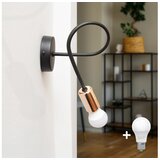  LED zidno svetlo TUBE 1xE27/15W/230V crno | Eponuda.com