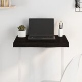 Stolna ploča tamnosmeđa 60x40x(2-6) cm obrađena masivna hrast | shoptok.hr