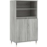 vidaXL Visoka komoda siva sonome 60x36x110 cm od konstruiranog drva | shoptok.hr