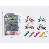 Metalni (die-cast) mini bicikl + fingeroard , 10,5 cm Cene