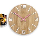  Zidni sat arabic bijelo-ružičasti | shoptok.hr