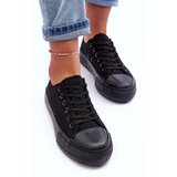 Boto Low Classic Sneakers on Platform Black Jazlyn | Shoptok.si