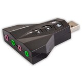 Savio AK-08 7-v-1 zvočna kartica, Vitrual 7.1CH, (21260116) | Shoptok.si