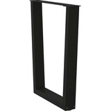  Noge za blagovaonski stol V-oblik 3 kom Crne 70 x (72-73,3) cm Čelik | shoptok.hr