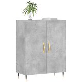  Komoda siva boja betona 69,5x34x90 cm od konstruiranog drva | Eponuda.com