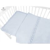 MimiNu Premium posteljina za dječji krevetić 3-dijelni set Royal Baby Blue | shoptok.hr