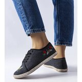 Gemre Black Glitter Espadrilles Malia | shoptok.hr