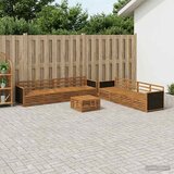 Set vanjskih sofa 9 kom. Prirodna Čvrsto drvo akacije | shoptok.hr