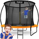 Neo-Sport profilirani vrtni trampolin 312 cm (10 ft) s unutarnjom mrežom, narančasti | shoptok.hr