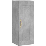  Zidni ormarić boja betona 34,5x34x90 cm od konstruiranog drva | shoptok.hr