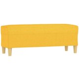  Klupa Svjetložuta 100 x 35 x 41 cm od tkanine | shoptok.hr