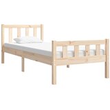  Okvir za krevet od masivnog drva 75 x 190 cm jednokrevetni | shoptok.hr