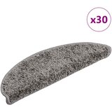  Prostirke za stepenice 30 kom 56x17x3 cm sive poluokrugle | shoptok.hr