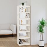 vidaXL Ormarić za knjige / pregrada bijeli 60x30x199,5 cm borovina | shoptok.hr