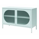 Støraa Svetlo modra kovinska vitrina 100x64x40 cm Luna – | Shoptok.si