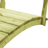  Vrtni most s ogradom 170 x 74 x 105 cm od impregnirane borovine | shoptok.hr