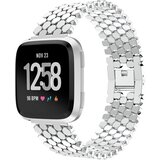INF Pašček za uro iz nerjavečega jekla za pametno uro Fitbit Versa Silver Fitbit Versa, (22064064) | Shoptok.si