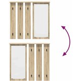  Vješalica za kapute na zidu Zidne sonoma hrast 84 x 10 x 80 cm | shoptok.hr