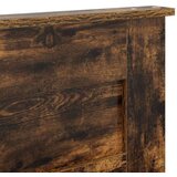  Uzglavlje s uzglavljem Dimljeni hrast 135 cm Konstruirano drvo | shoptok.hr