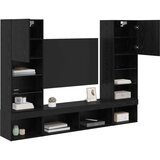 TV stenske enote z LED 5 pcs Črna Orehovina 40,5 x 30 x 102 cm - - črna - 57.18 - 40,5 x 30 x 102 cm - 2025-vidaXL-Uvoz_2 | Shoptok.si