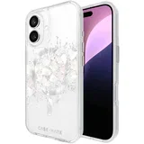Ovitek za iPhone 16 MagSafe, odporen na udarce, antimikroben, okrašen z biserno matico, Prozorno, (5000189126)