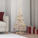  Božićna drvca KOTKA 120 cm Masivna borovina Prirodna | shoptok.hr