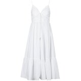 Michael Kors Kratke obleke POPLIN MIDI DRESS Bela Cene