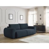 Bobochic Paris Tamno plava sklopiva sofa od samta 257 cm Lucien – | shoptok.hr