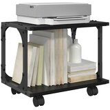  Držač za printer Crni hrast 41 x 28 x 33.5 cm Konstruirano drvo | shoptok.hr
