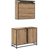  Set namještaja za kupaonicu 2 kom. Umjetnički hrast | shoptok.hr