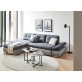 CARRYHOME sedežna garnitura, tkanina svetlo siva, temno siva | Shoptok.si