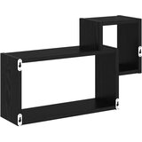  Zidna polica Zidna montaža Crni hrast 55 x 15 x 35 cm - Crni hrast Slike