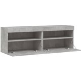  Zidni TV ormarići LED 2 kom boja betona 60x30x40 cm | shoptok.hr